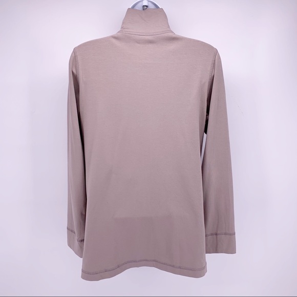 Eileen Fisher Light Brown Zip Up Jacket Sz PS - Picture 5 of 6